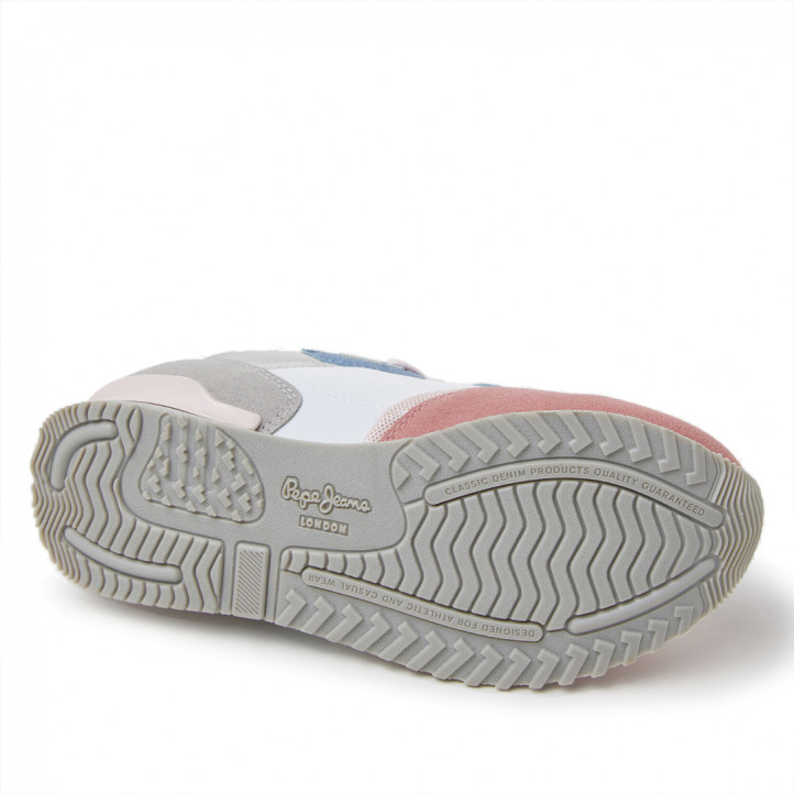 Zapatillas Pepe Jeans running london basic washed rose - Querol online