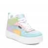 Zapatillas altas Refresh 170476 multicolor con plataforma y cremallera lateral