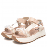Sandalias plataformas Xti 141413 beig con abalorio delantero