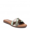 Sandalias planas Refresh 170742 en tonos verdes