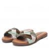 Sandalias planas Refresh 170742 en tonos verdes