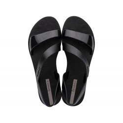 CHANCLAS DE MUJER IPANEMA VIBE SANDAL FEM BLACK/GLITTER BLACK - Querol online