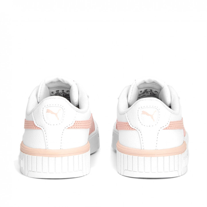 Zapatillas deporte Puma Carina 2.0 para niña blancas y rosas - Querol online