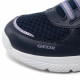 Zapatillas deporte Geox azules oscuro con cordones elásticos y velcro - Querol online