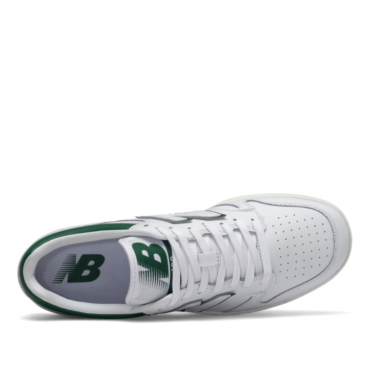 Zapatillas deportivas New Balance  480 blancas con timberwolf - Querol online