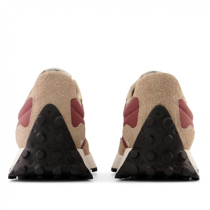 Zapatillas deportivas New Balance 327 Driftwood con washed burgundy - Querol online