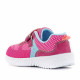 Zapatillas deporte Garvalin rosas con detalles azules celeste - Querol online