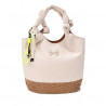 Bolso Xti 184147 de tela y rafia