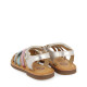 sandalias Gioseppo con tiras metalizadas multicolor simao - Querol online