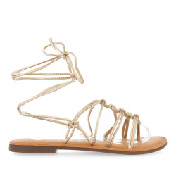 Sandalias planas Gioseppo con tiras finas y detalles de nudos kern - Querol online