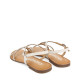 Sandalias planas Gioseppo con tiras finas trenzadas nioaque - Querol online
