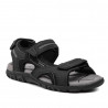 Sandàlies Geox Strada Home negre Gris Clar