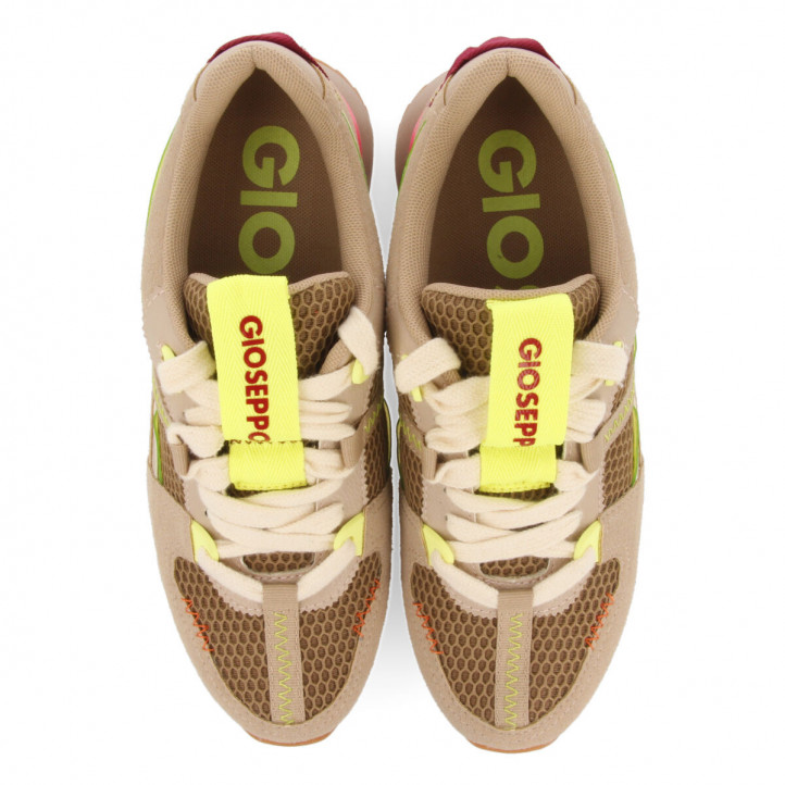 Zapatillas urban Gioseppo con texturas y colores neón thorens - Querol online