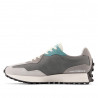 Zapatillas deportivas New Balance 327 grises con azul