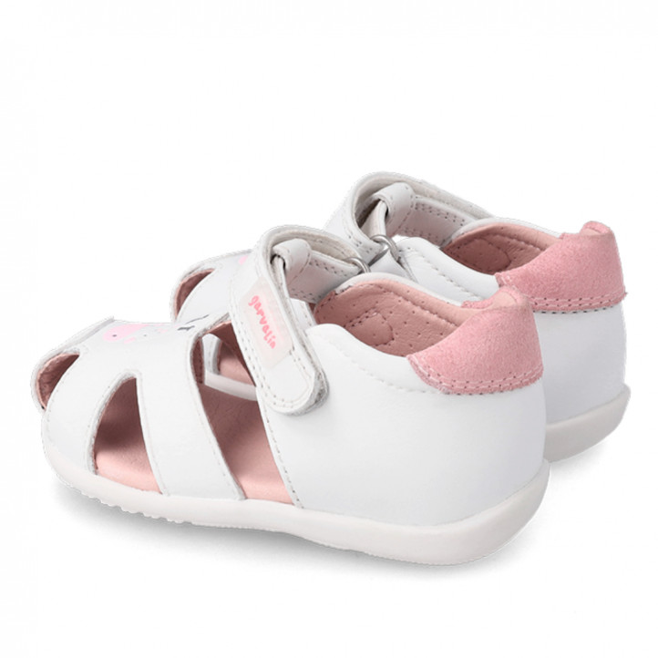 SANDALIAS GARVALIN DE NIñA BLANCO 232300A - Querol online