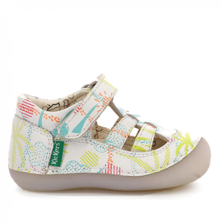 Zapatos Kickers Sushy blancas sunshine - Querol online