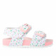 SANDALIAS GARVALIN DE NIñA BLANCO FLORAL 232433B - Querol online
