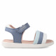 SANDALIAS GARVALIN DE NIñA AZUL Y BLANCO 232403A - Querol online