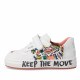 ZAPATILLAS DEPORTE GARVALIN DE NIñO BLANCO 232631B - Querol online