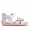 sandàlies Pablosky stepeasy blanques amb pis rosa, flors i papallona