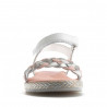 sandalias Pablosky blancas con trenzado tricolor