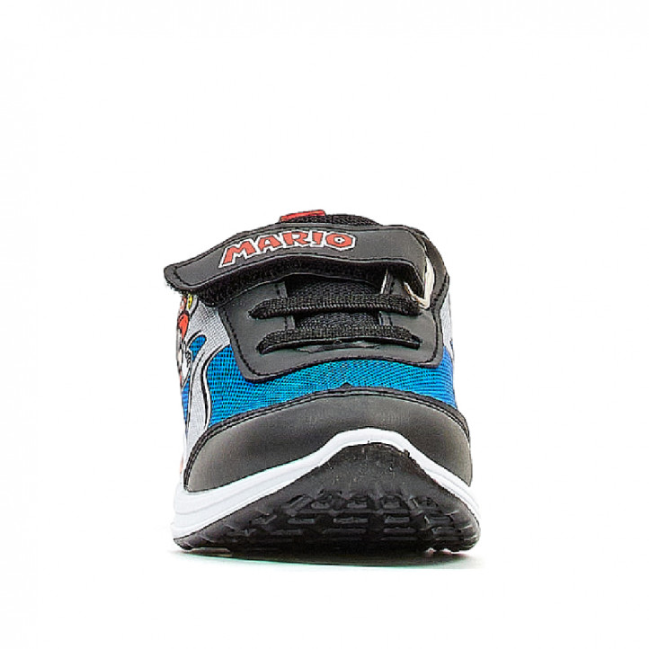Zapatillas deporte Leomil super mario bros azules y negras - Querol online