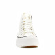 Zapatillas lona Owel sapporo con plataforma blancas altas - Querol online