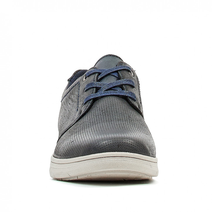 Zapatos sport Vicmart azules con piso claro y cordones - Querol online