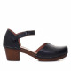 Zapatos tacón Redlove negros de piel con cierre en el tobillo - Querol online