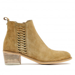Botins de taló Alpe nelly de color tabac - Querol online