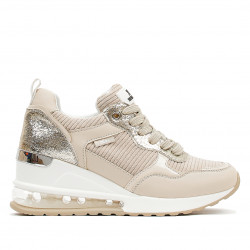 Sabatilles falca Xti 140294 amb cordons i metal·litzat - Querol online