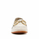 Mocassí Top3 de color blanc gel amb detall daurat - Querol online