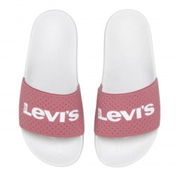 Chanclas Levi's june blancas y rosas para mujer - Querol online