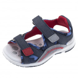 sandalias Chicco fang azules con interior rojo - Querol online