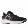 Zapatillas deportivas New Balance 411v3 negras con metalizado gris