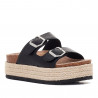 Sandàlies plataformes Owel amb plataforma i doble sivella negres