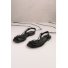 Sandalias planas BRYAN iris negras