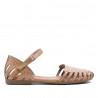 Sandalias cuña Porronet CON ABALORIOS TAUPE COLORES IRATI