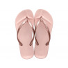 Chanclas Ipanema rosas metalizadas anatomica tan fem