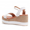 Sandalias cuña Owel cairns blancas con plataforma
