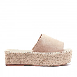 Sandalias plataformas Owel armidale beige con plataforma - Querol online