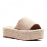 Sandalias plataformas Owel armidale beige con plataforma