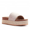 Sandalias plataformas Owel albury beige con plataforma