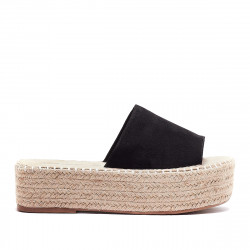 Sandàlies plataformes Owel armidale negres amb plataforma - Querol online