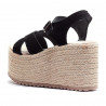 Sandalias plataformas Redlove gioamar con gran plataforma negras