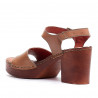 Sandàlies taló Redlove micaela marrons amb banda davantera de pell