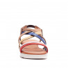 Sandalias cuña Redlove amaral de piel multicolor