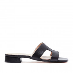 Sandalias planas Redlove zetta negras de pala - Querol online