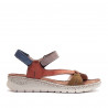 Sandàlies planes Walk & Fly multicolor amb doble velcro