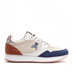 Sabatilles SCALPERS gina color crema amb calavera - Querol online